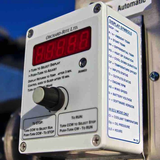 The auto start unit manages the optimal operation of our frost protection solutions